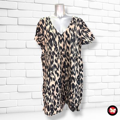 **HOY** Vestido animal print BONPRIX color Camel y negro Talla 42