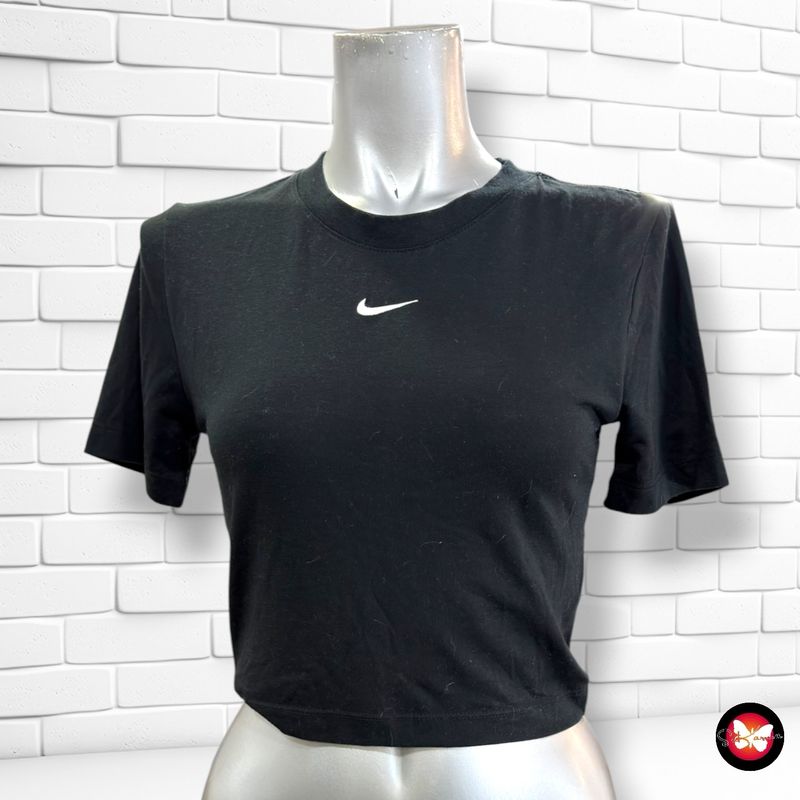 **HOY** Camiseta cropped de manga corta NIKE color Negro Talla XS