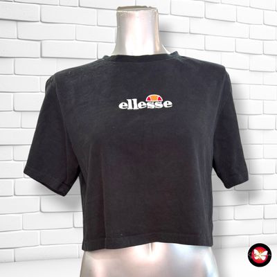 **HOY** Camiseta cropped de manga corta ELLESSE color Negro Talla 38