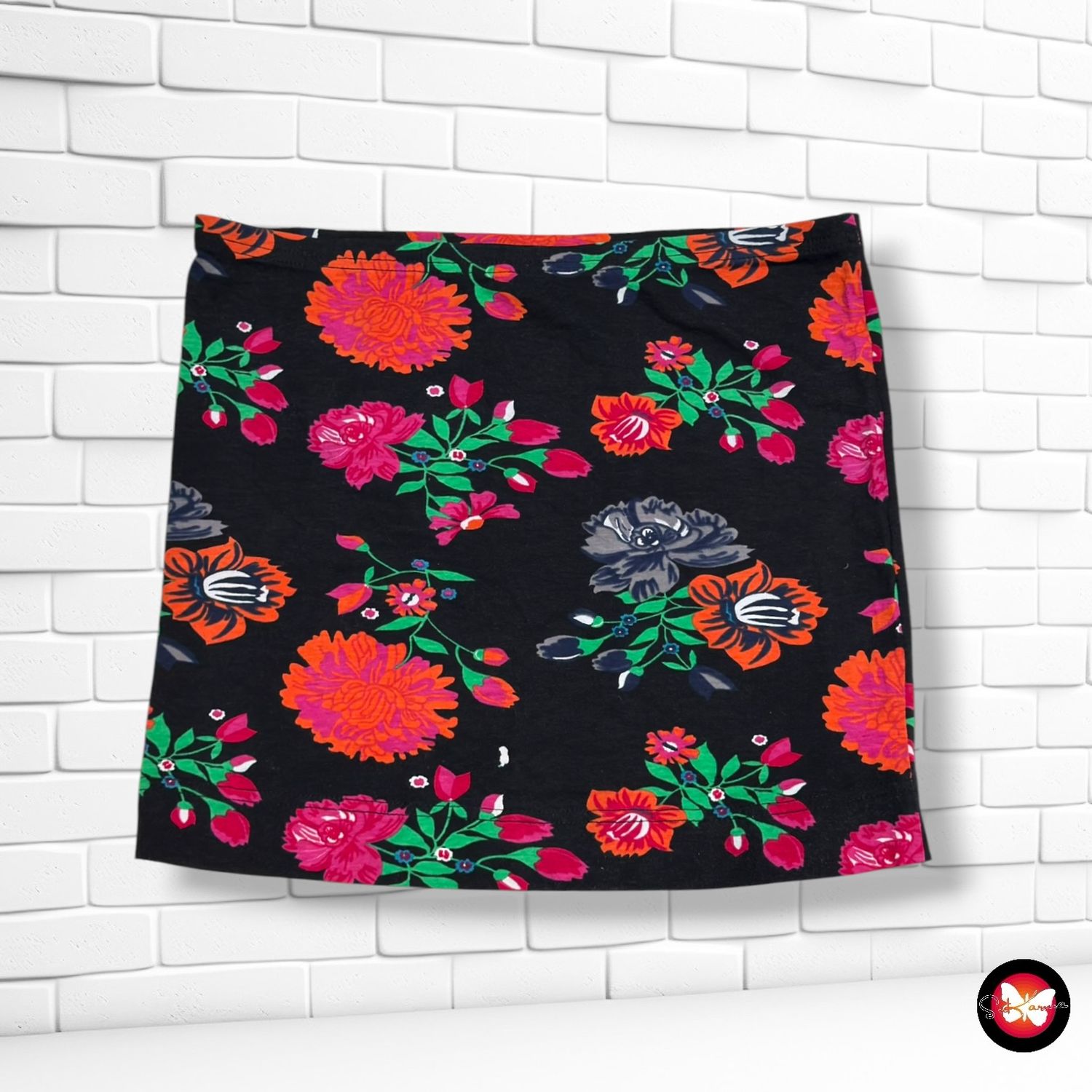 **HOY** Falda elástica de flores HEMA color Varios Talla S