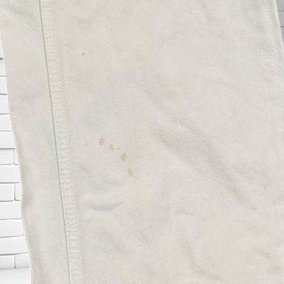**HOY** Pantalón ancho de pierna H&amp;M color Crema Talla 34