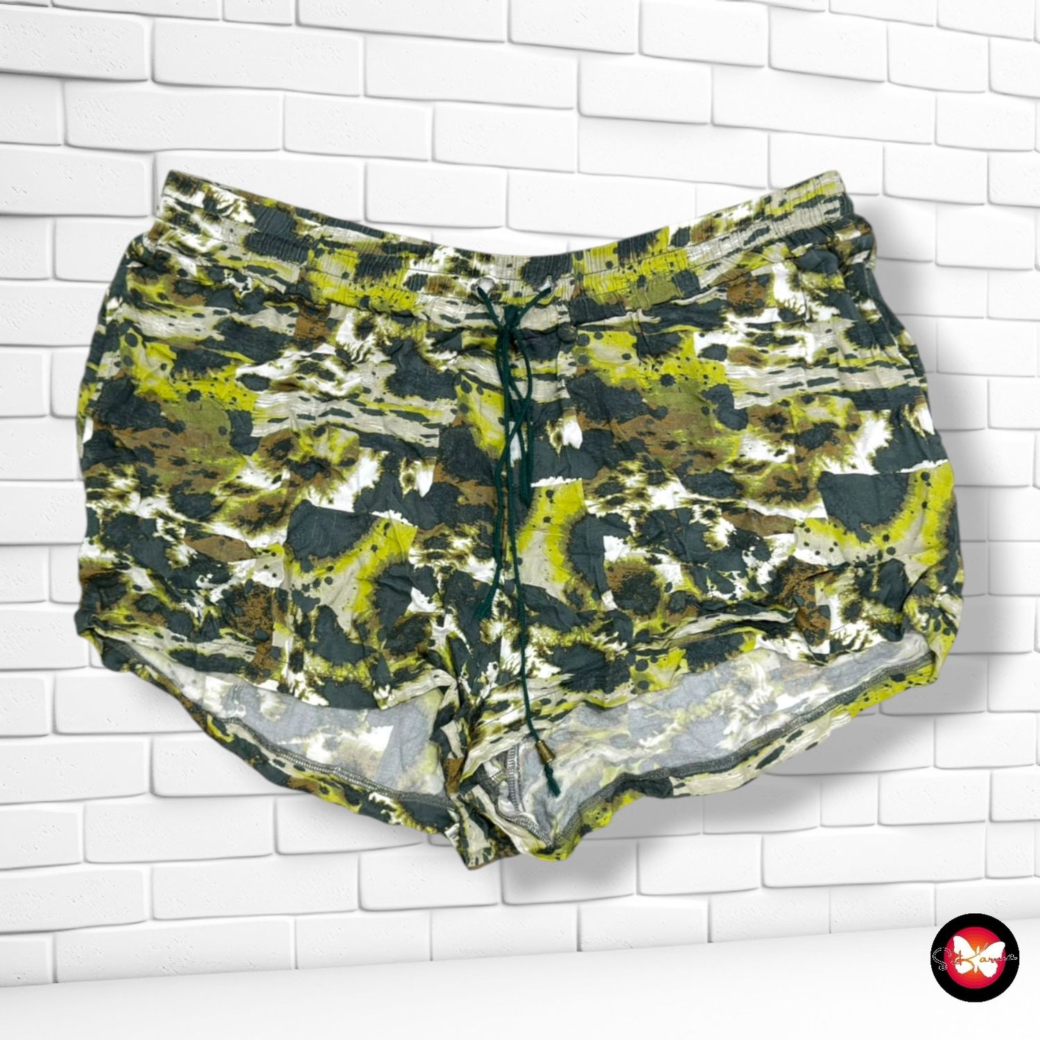 **HOY** Short sueltito BEACHLIFE color Verde Talla L