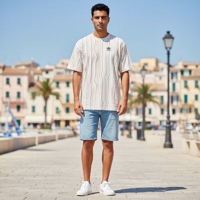 **HOY** Camiseta de manga corta ADIDAS color Crema y varios Talla Hombre M