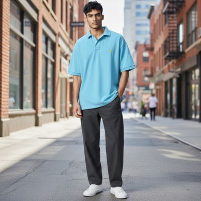 **HOY** Polo de manga corta POLO RALPH LAUREN color Turquesa Talla Hombre XXL (grande)