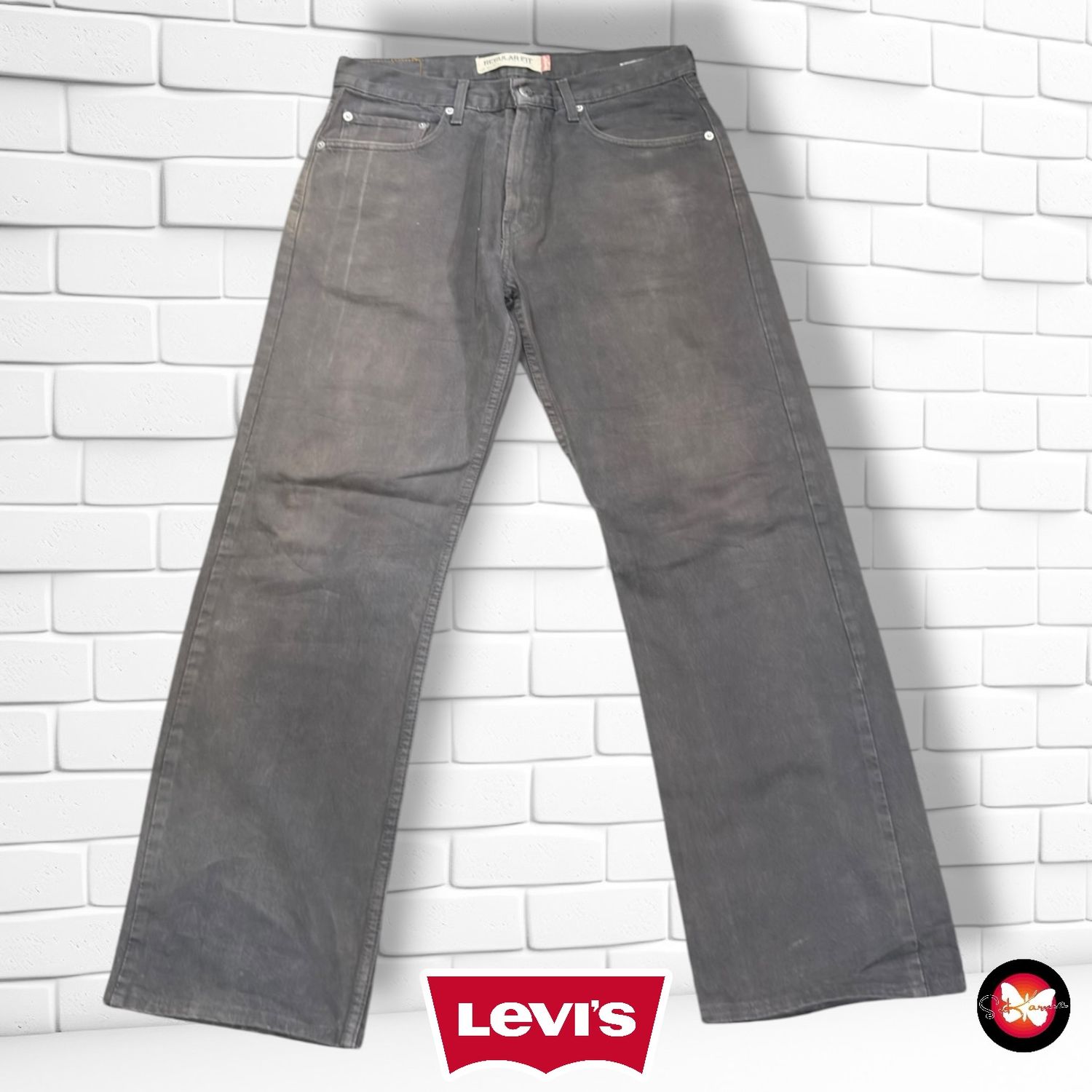 **HOY** Pantalón 505 REGULAR FIT LEVI’S color Gris Talla Hombre W33 L32