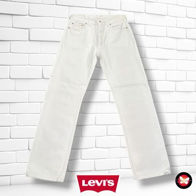 **HOY** Pantalón 501 LEVI’S color Hueso Talla Hombre W34 L36