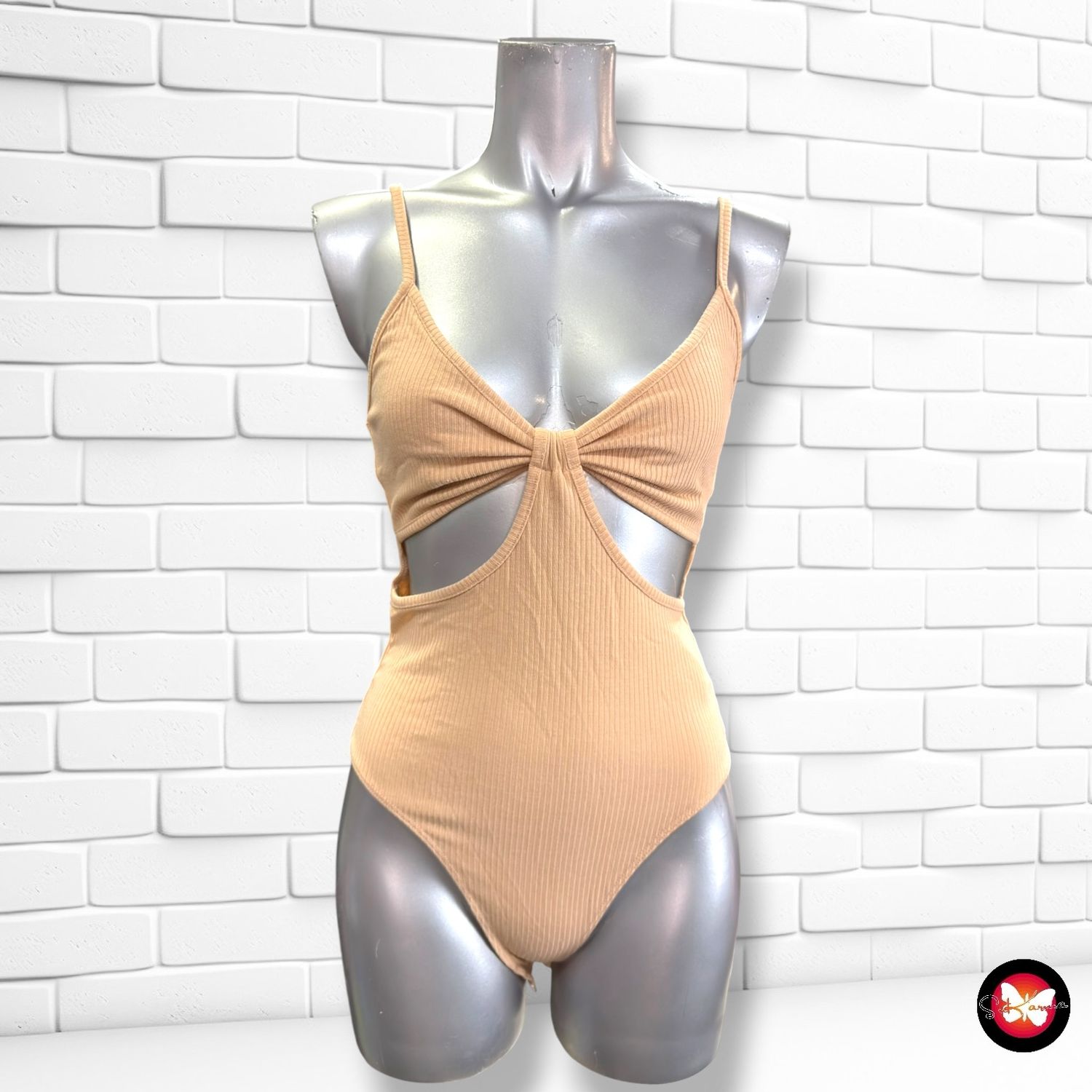 **HOY** Body canalé cut-out TALLY WEIJL color Nude Talla S