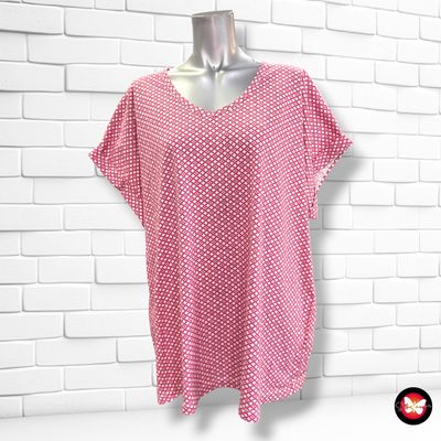 **HOY** Camiseta de manga corta  color Magenta y blanco Talla 50
