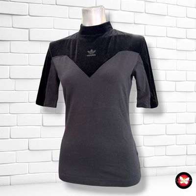 **HOY** Camiseta de manga corta con terciopelo ADIDAS color Negro Talla 38