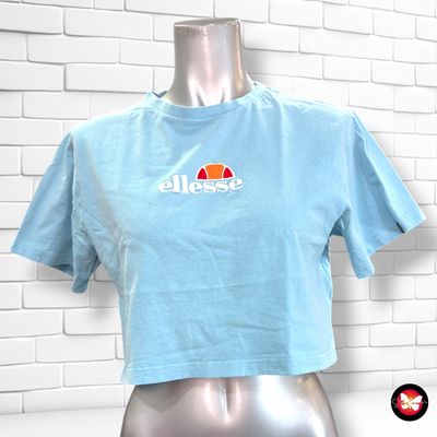 **HOY** Camiseta cropped de manga corta ELLESSE color Celeste Talla 34