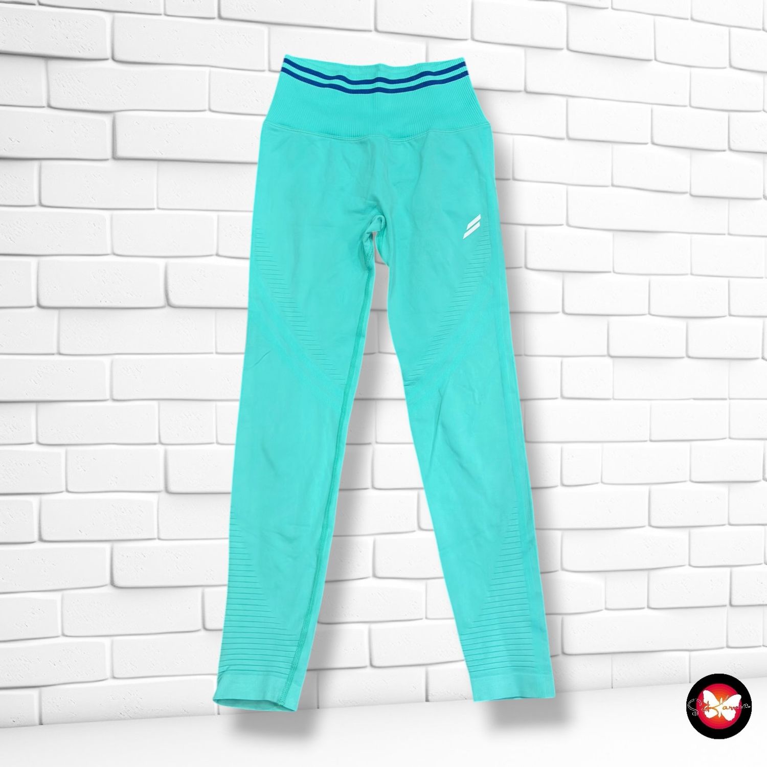**HOY** Mallas deportivas push-up de microfibra tobilleras DOYOUEVEN color Turquesa Talla S