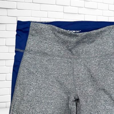 **HOY** Mallas deportivas piratas WORKOUT color Gris y azul Talla 36