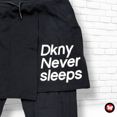 **HOY** Falda con mallas deportivas DKNY color Negro Talla M