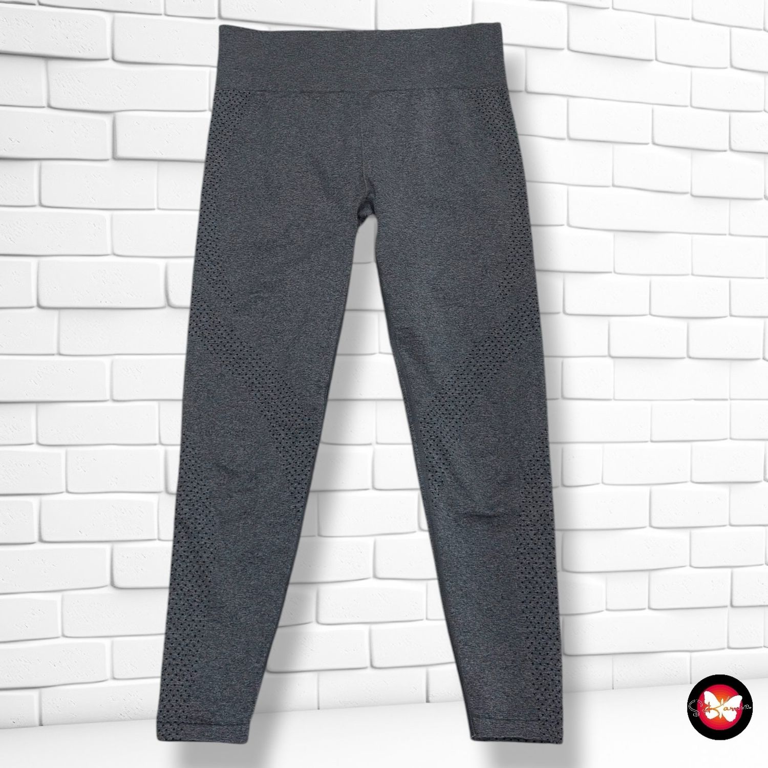 **HOY** Mallas deportivas de microfibra H&amp;M color Gris Talla L