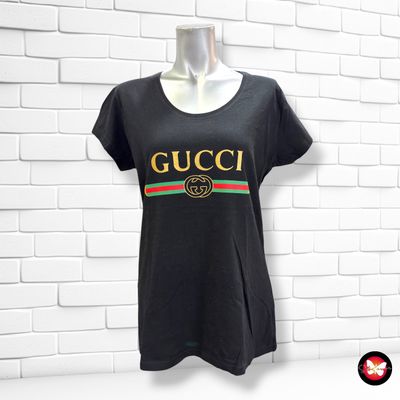 **HOY** Camiseta de manga corta  color Negro Talla XL (pequeña)