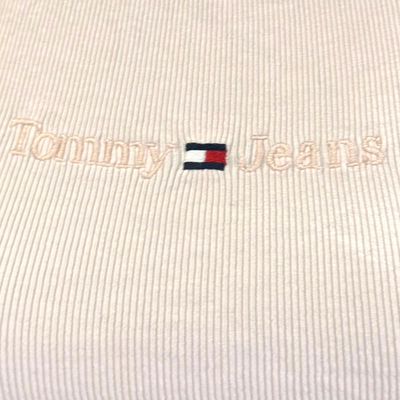 **HOY** Crop top canalé TOMMY HILFIGER color Rosa Talla XXS