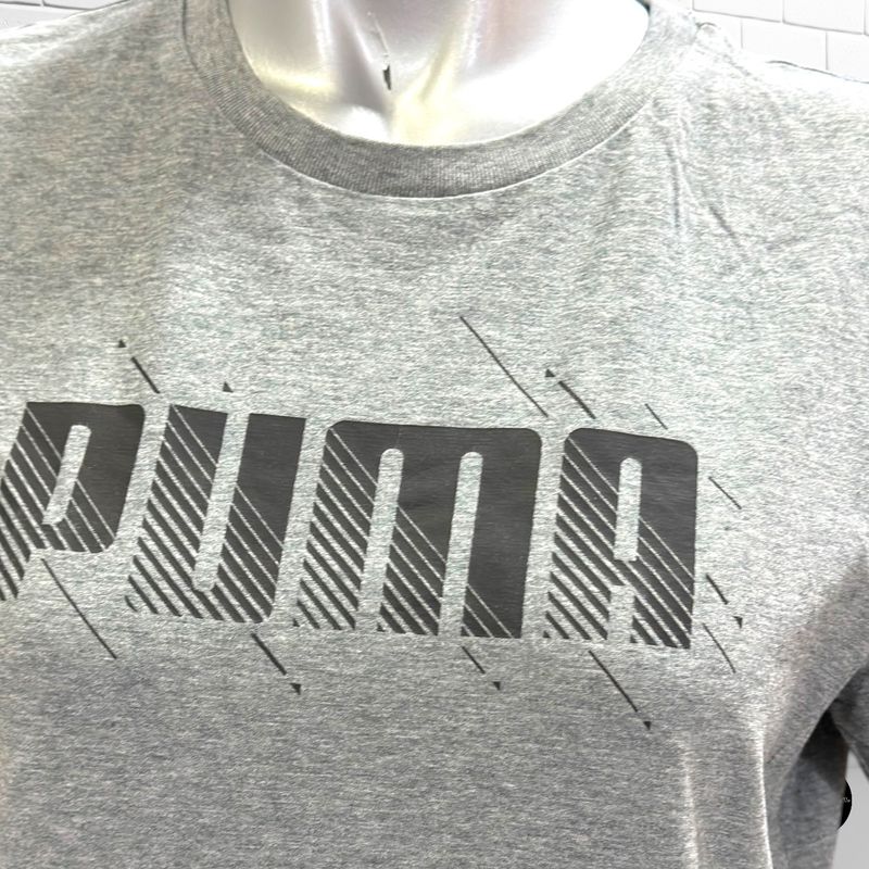 Camiseta de manga corta PUMA color Gris Talla 13-14 años