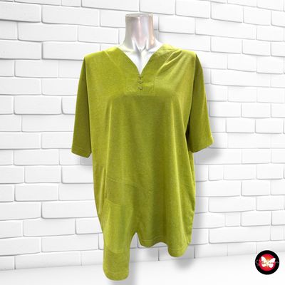 **HOY** Camiseta de manga corta asimétrica  color Verde Talla XL