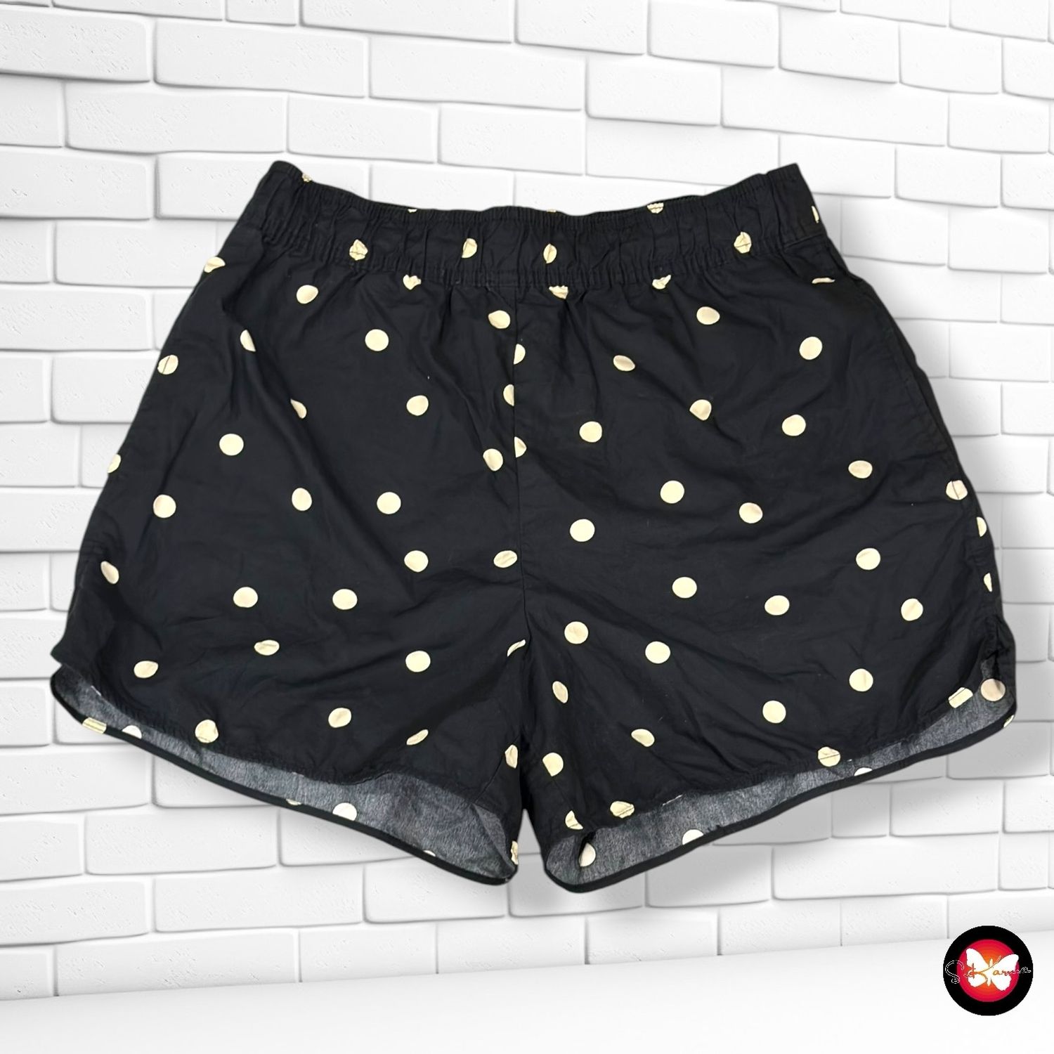 **HOY** Short de lunares H&amp;M color Negro y beige Talla S