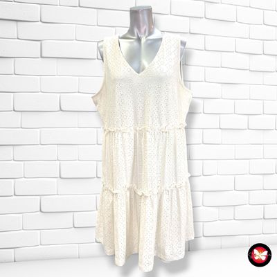 **HOY** Vestido sin mangas ONLY color Hueso Talla XL
