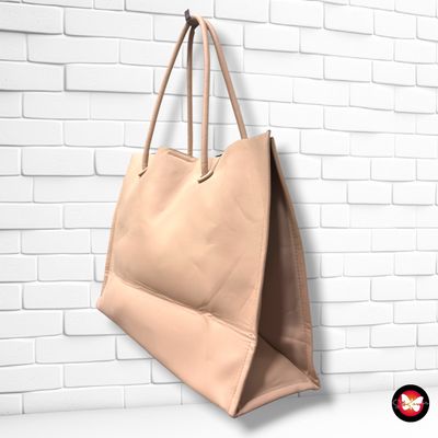 **HOY** Bolso tote bag engomado ZARA color Camel Talla GRANDE