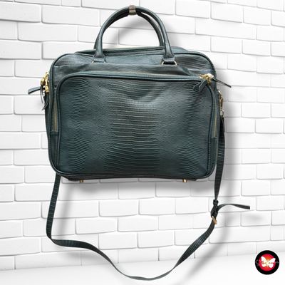 **HOY** Bolso maletín de ordenador PARFOIS color Verde Talla GRANDE