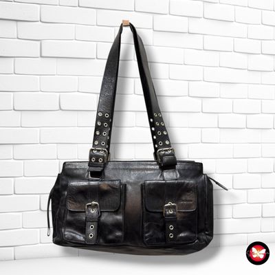 **HOY** Bolso de hombro de piel CAVALCANTI color Negro Talla MEDIANO