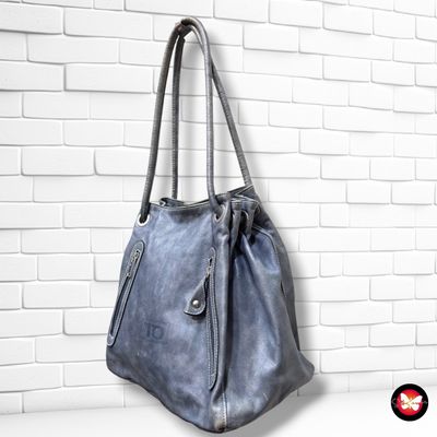 **HOY** Bolso de hombro de piel TRISTANO ONOFRI color Azul Talla GRANDE