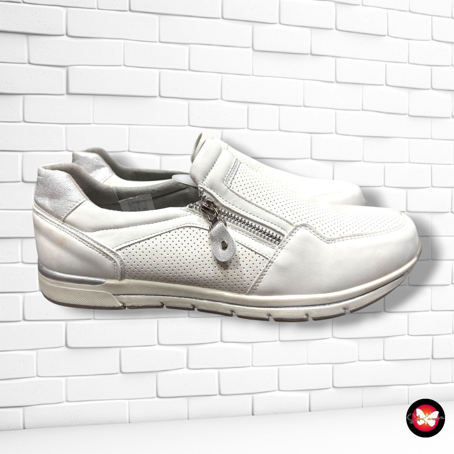 **HOY** Zapatillas de piel WONDER WALK color Blanco Talla Calzado 41