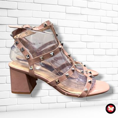 **HOY** Sandalias con tachas  color Rosa Talla Calzado 39 (6UK)