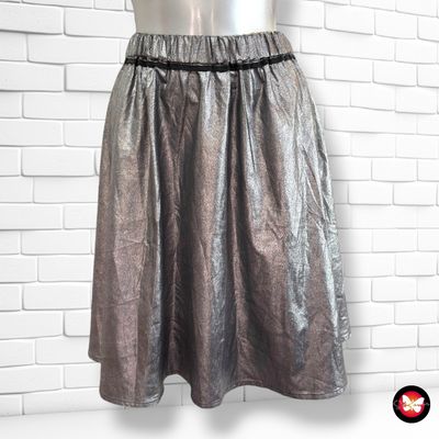 **HOY** Falda de noche metalizada STUDIO UNTOLD color Plateado Talla 48