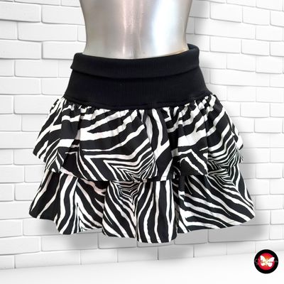**HOY** Falda / short estampado cebra MIMI SELECTED color Negro y blanco Talla M/L
