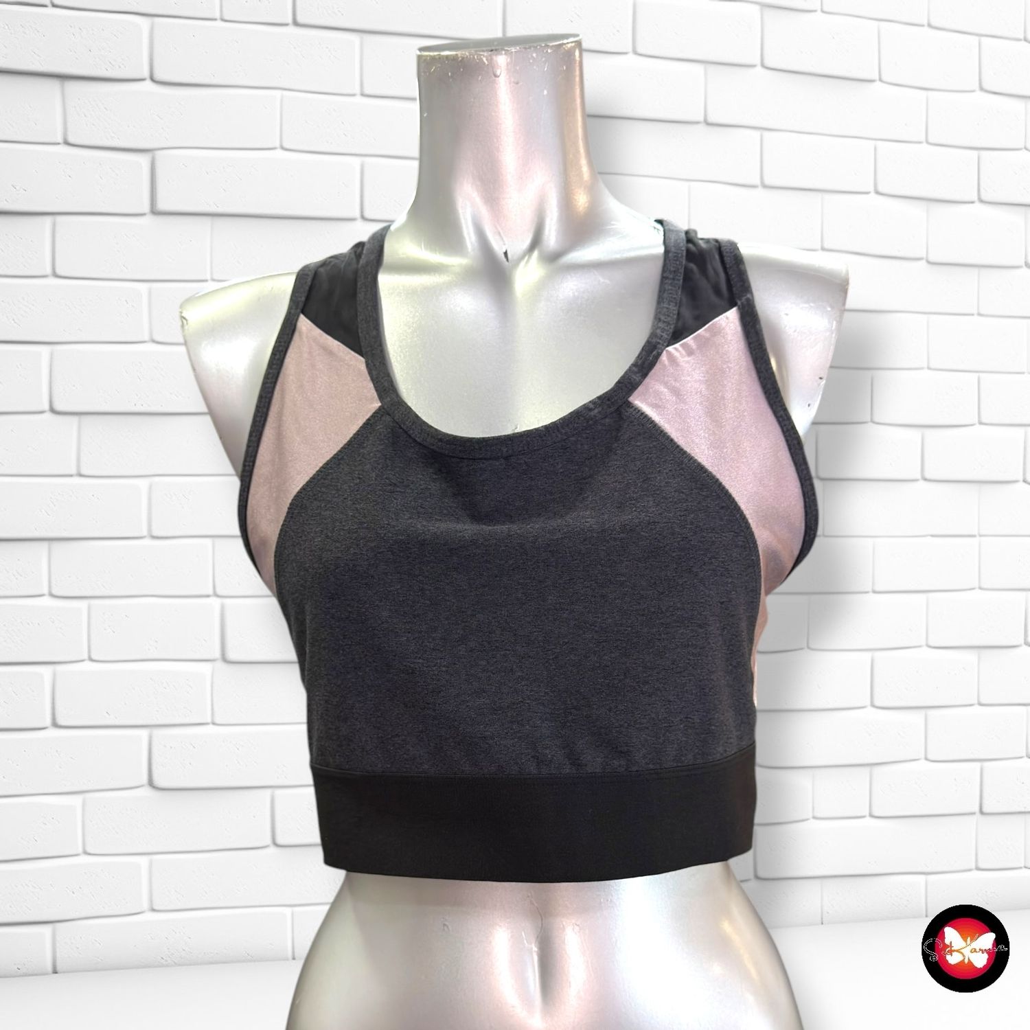 **HOY** Top deportivo H&amp;M color Gris Talla L