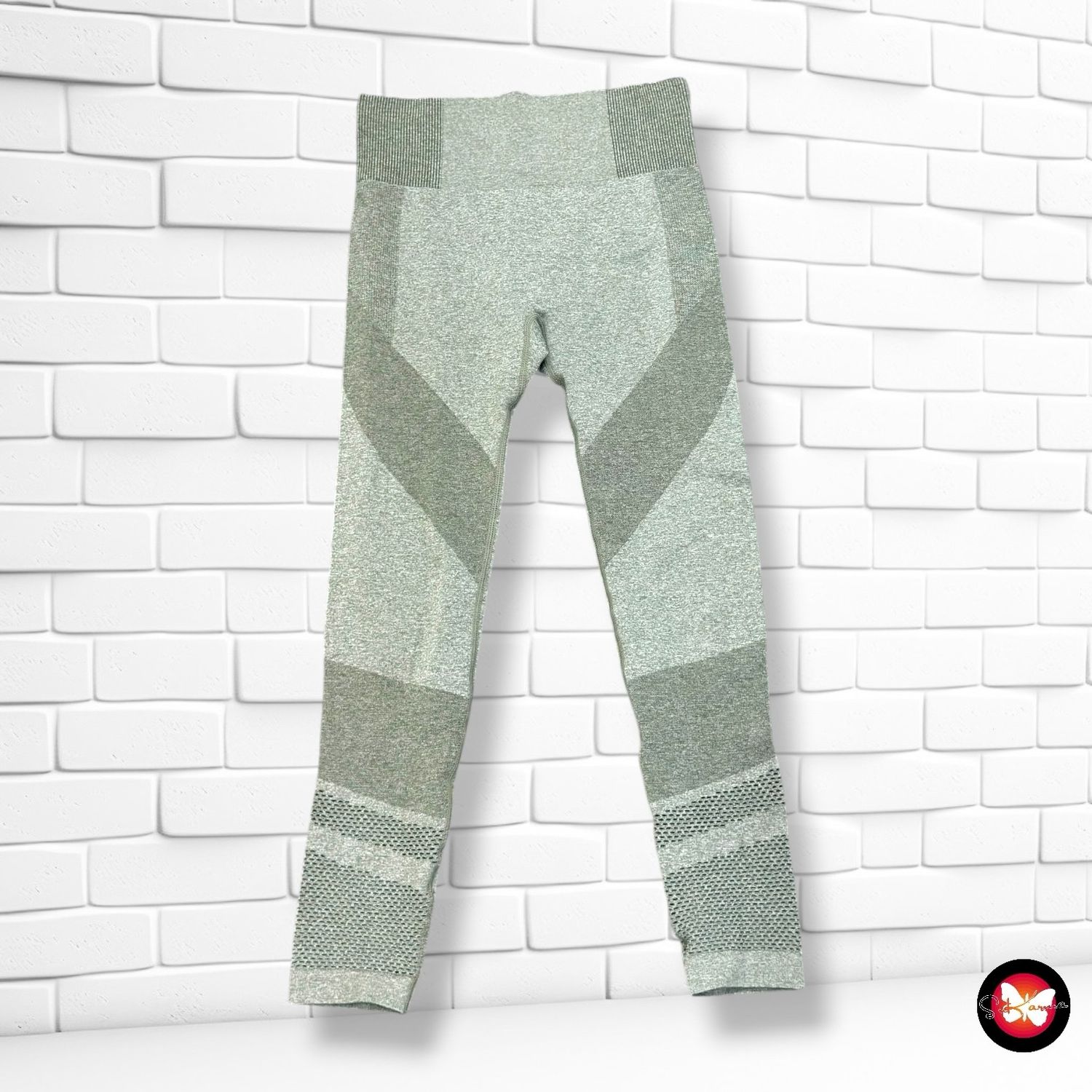 Mallas deportivas tobilleras de microfibra  color Verde militar Talla M