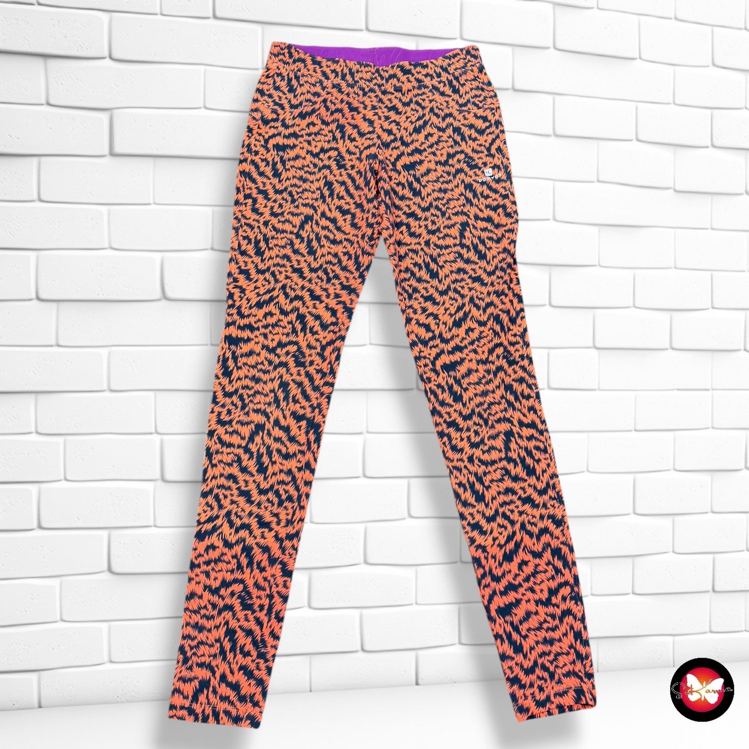 Mallas deportivas DOMYOS color Naranja y azul Talla 36