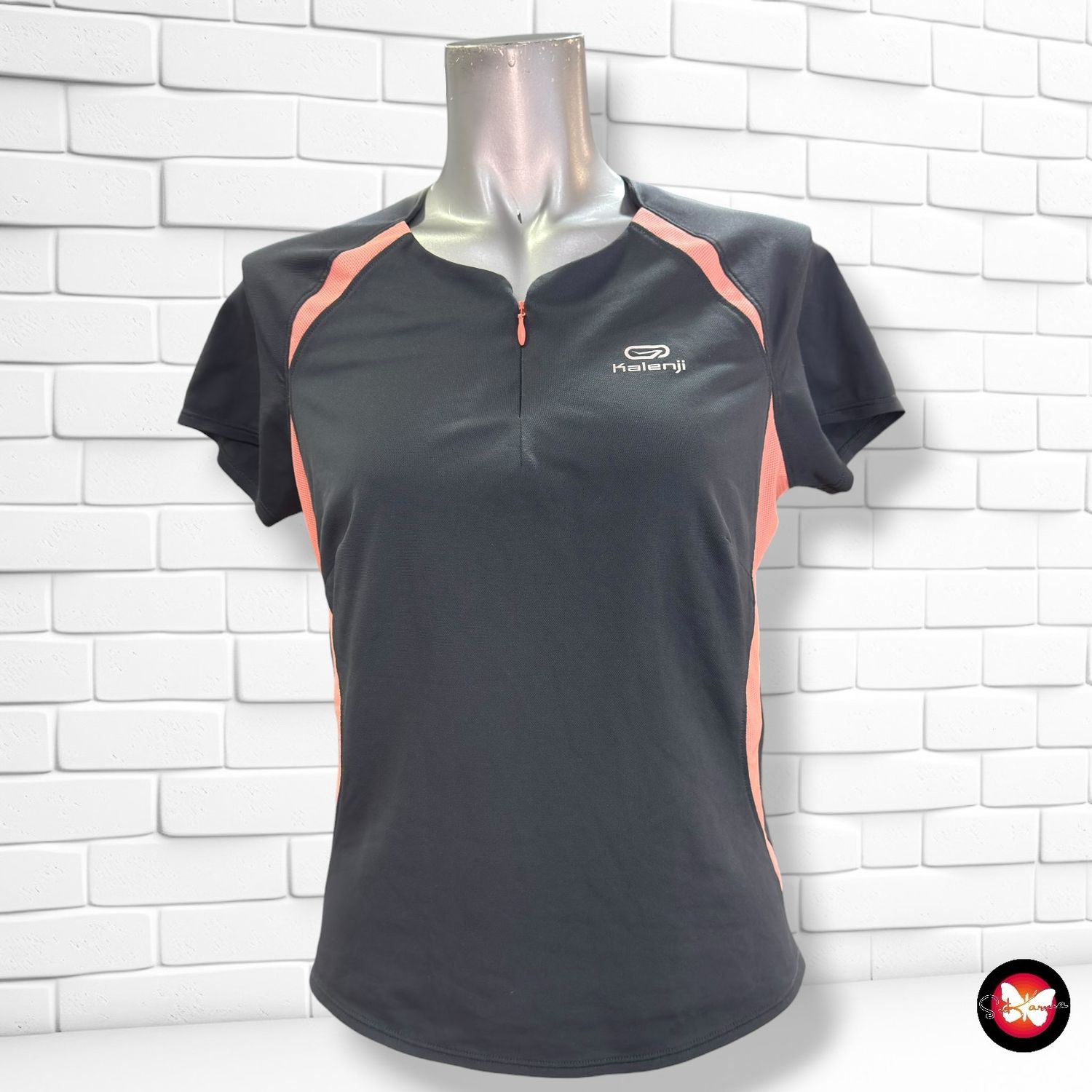 **HOY** Camiseta deportiva KALENJI color Gris y salmón Talla S