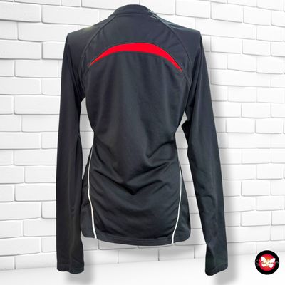 **HOY** Sudadera deportiva ASICS color Negro y rojo Talla M