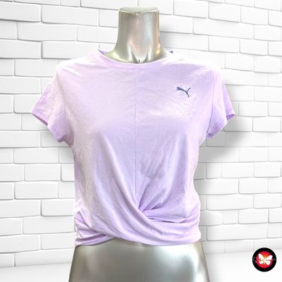 **HOY** Camiseta cropped de manga corta PUMA color Lila Talla S