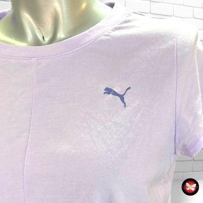 **HOY** Camiseta cropped de manga corta PUMA color Lila Talla S