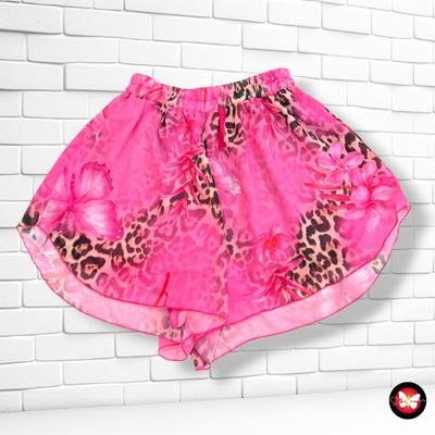 **HOY** Short de gasa traslúcido BY RICCA color Rosa Talla M
