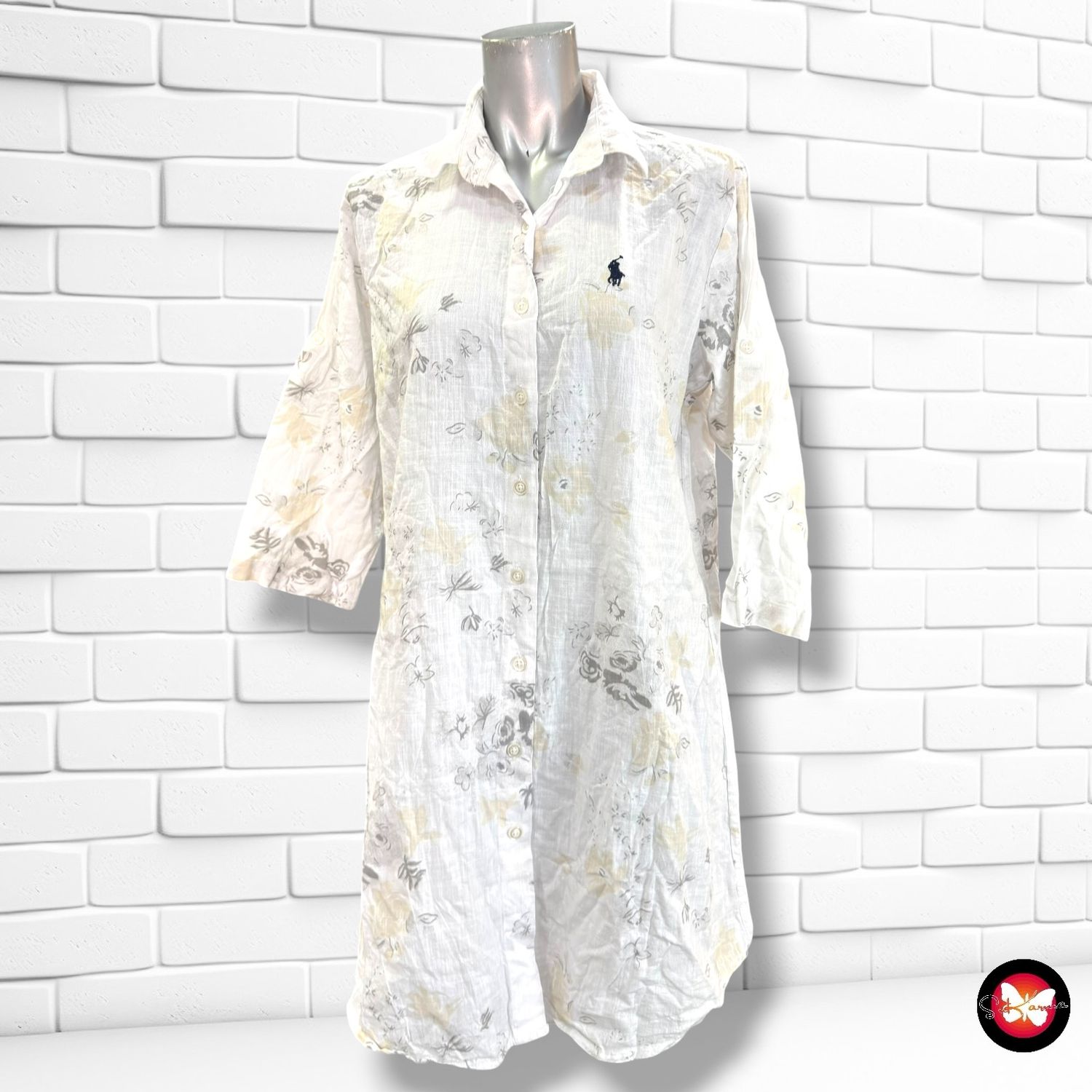 **HOY** Camisola de manga larga POLO RALPH LAUREN color Blanco y neige Talla XL (pequeña)