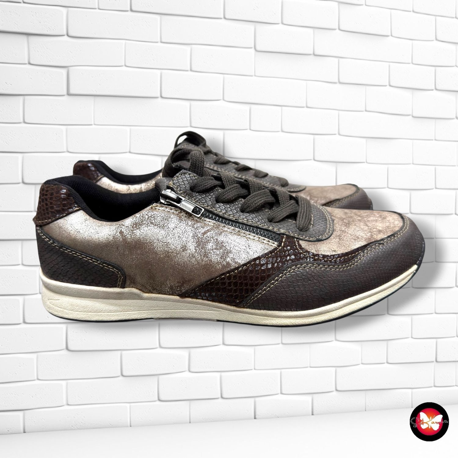 **HOY** Zapatillas WALKX COMFORT  color Marrón Talla Calzado 40