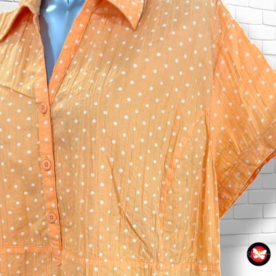 **HOY** Blusa de manga corta  color Naranja Talla 48