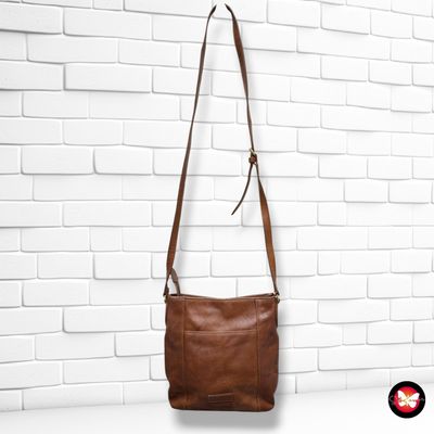 **HOY** Bolso bandolera de piel AEROSOLES color Marrón Talla PEQUEÑO