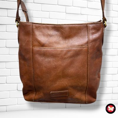 **HOY** Bolso bandolera de piel AEROSOLES color Marrón Talla PEQUEÑO
