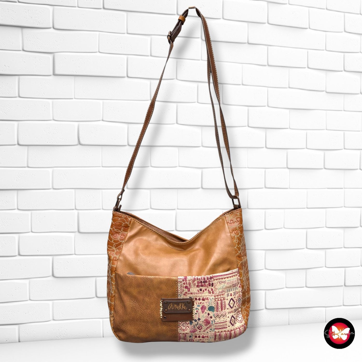 **HOY** Bolso bandolera ANEKKE color Marrón Talla MEDIANO