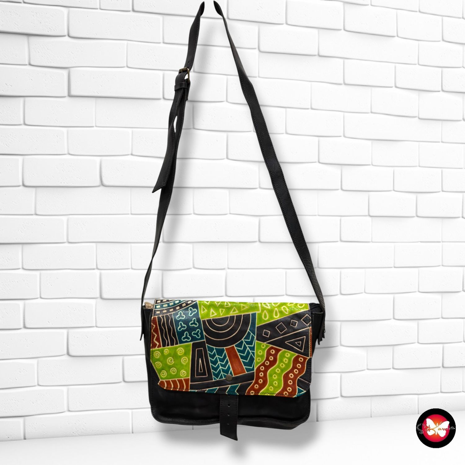 **HOY** Bolso bandolera de piel  color Varios Talla MEDIANO