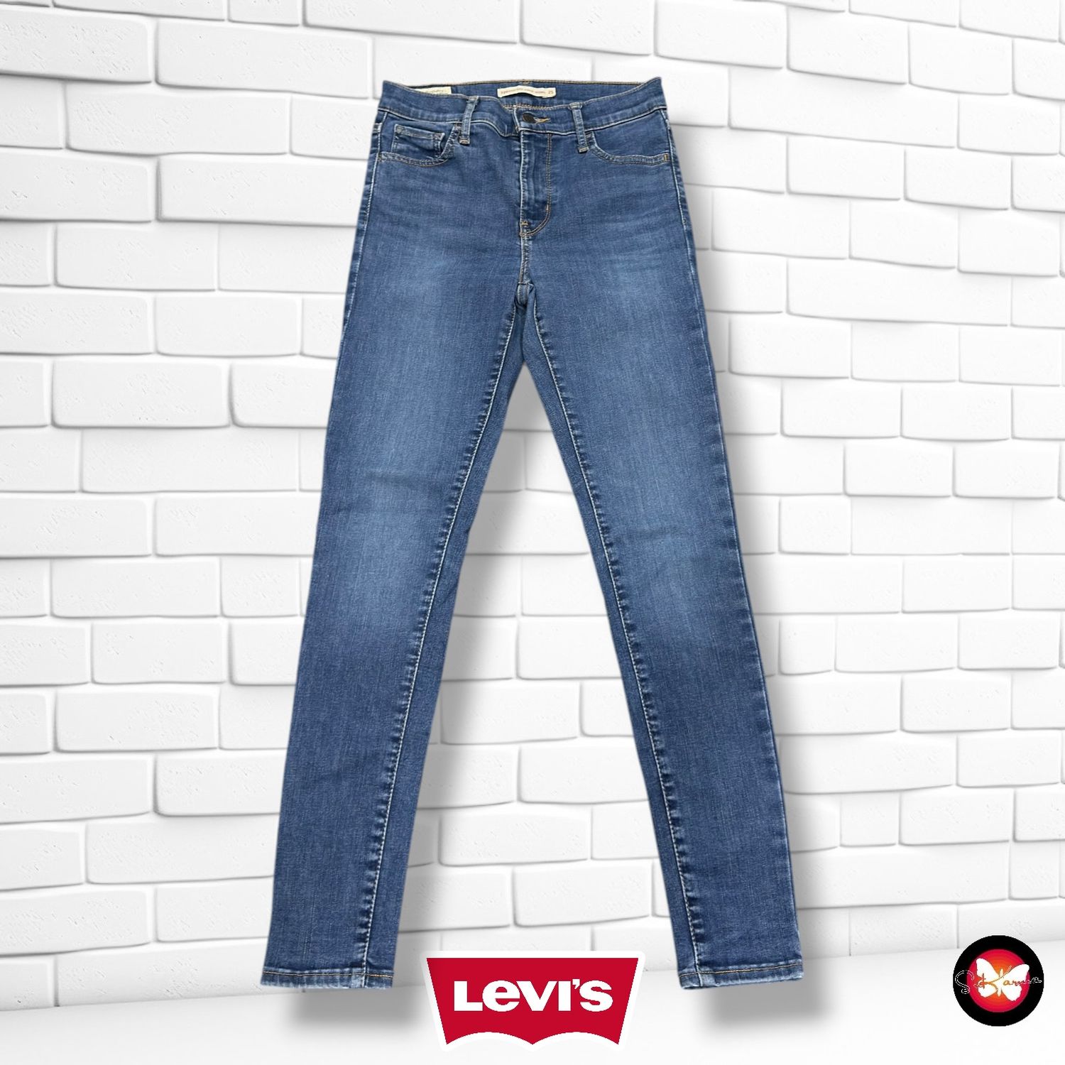 **HOY** Pantalón 720 HIGH RISE SUPER SKINNY LEVI’S color Azul vaquero Talla XS (W25)