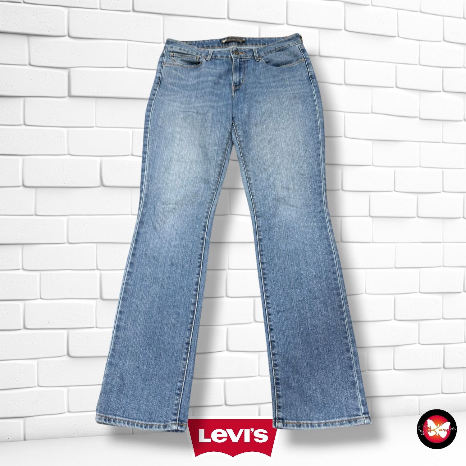**HOY** Pantalón DEMI CURVE LEVI’S color Azul vaquero Talla L (W30)