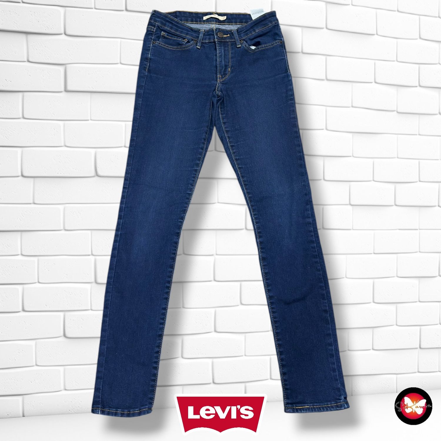 **HOY** Pantalón 711 SKINNY LEVI’S color Azul vaquero oscuro Talla S/M (W27)